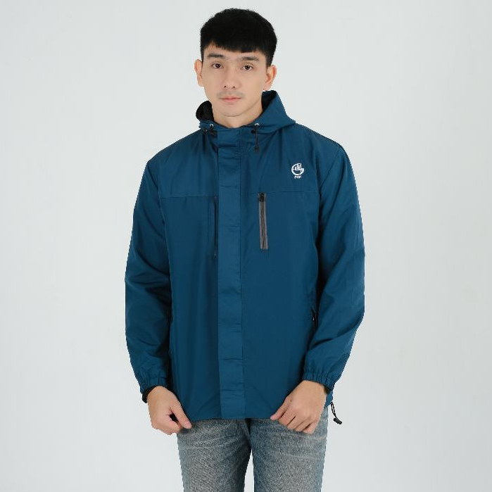 Jaket Parasut Pria Waterproof Model Elbrus 4 saku Original FCF size S M L XL XXL / Jaket Gunung Pria