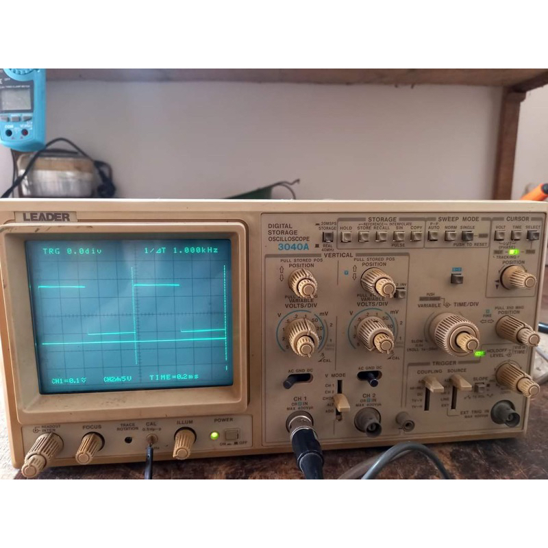 Jual Oscilloscope Readout 40MHz Leader 3040A Original Builtup Gratis