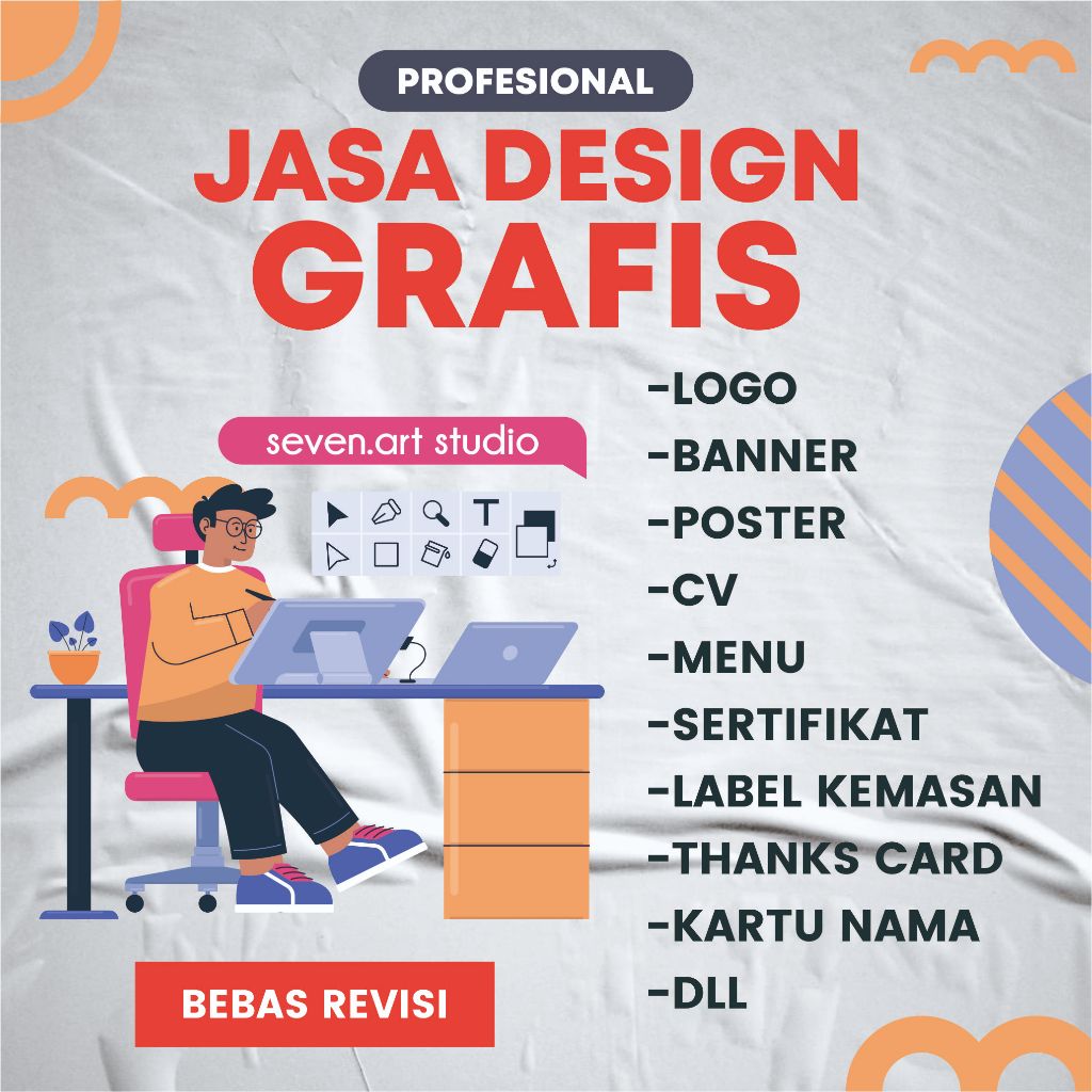 Jual Jasa Desain Grafis Desain Logo Spanduk Banner Kaos Brosur Stiker Label Kemasan Dll