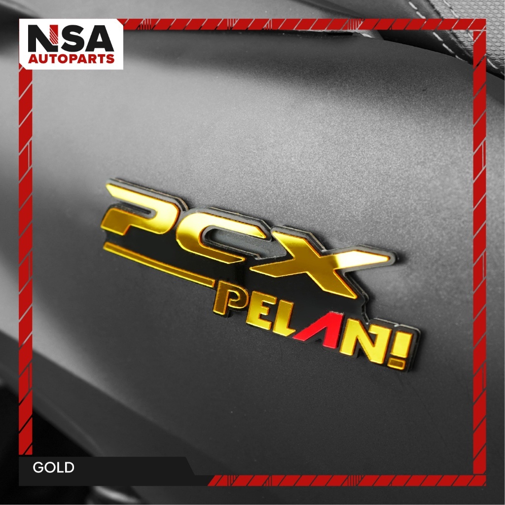 Jual Emblem Akrilik Motor Pelan Edition Logo Motor Pelan Group Shopee