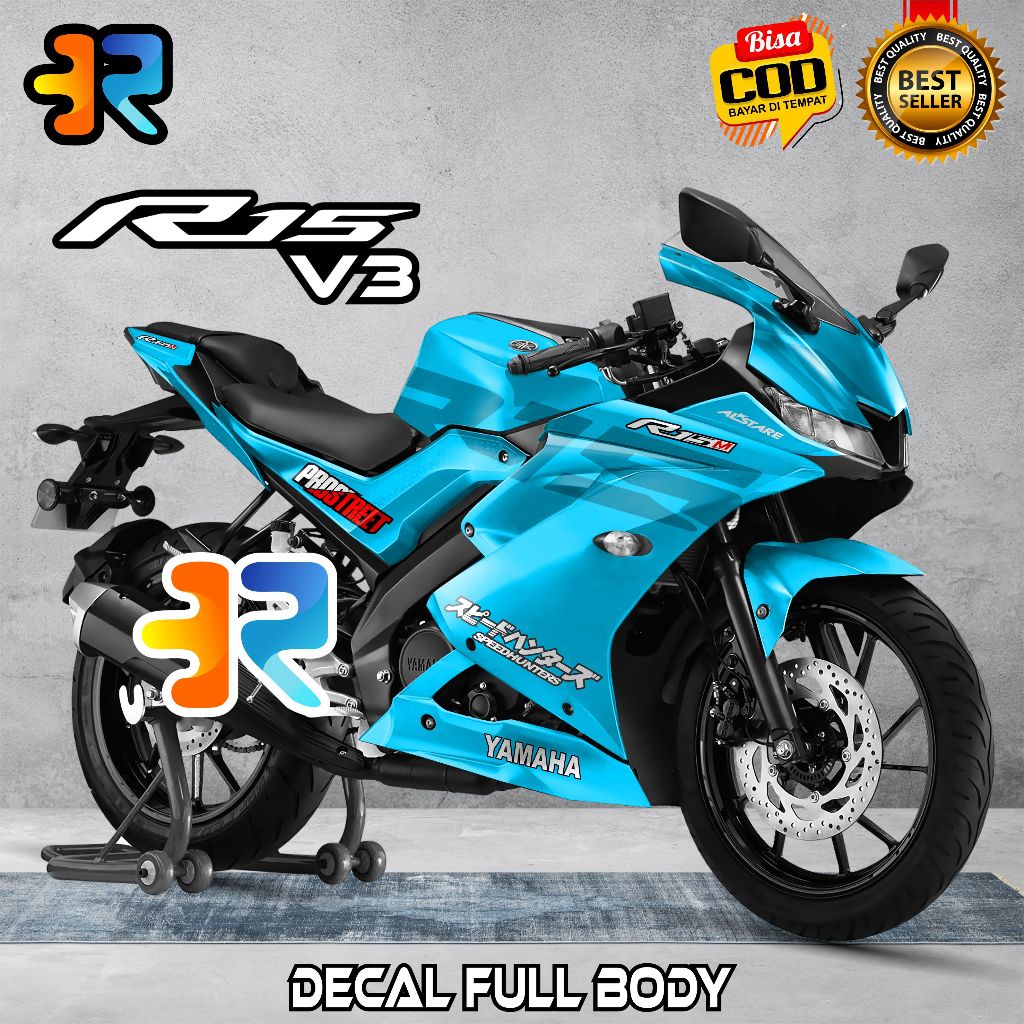 Jual Decal R15 V3 Stiker Full Body Desain Polos | Shopee Indonesia