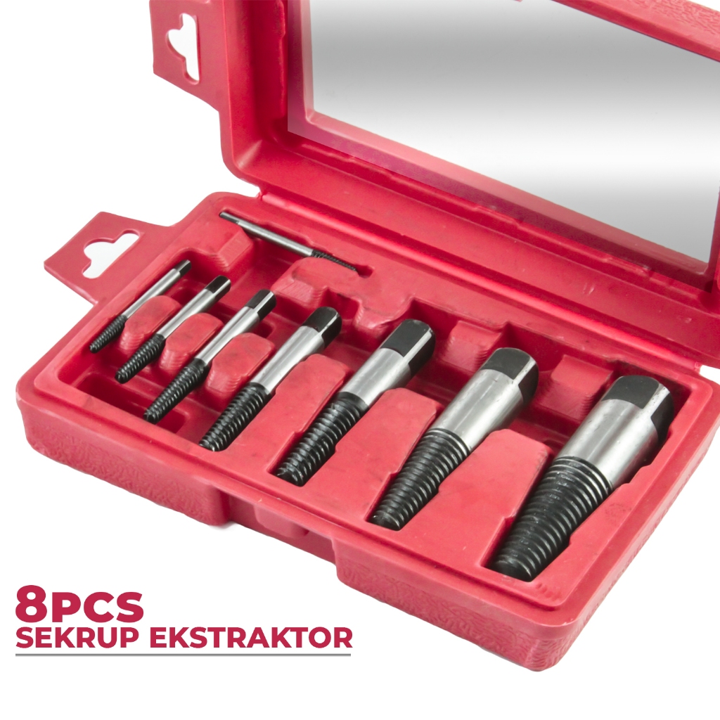 Jual Allefix Tap Balik Pembuka Baut Screw Extractor Set Pcs Shopee Indonesia