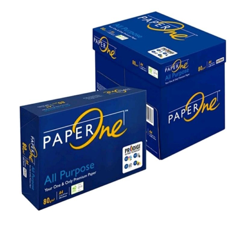 Jual Kertas PAPER ONE A4 80gr ( per 1 box isi 5 rim) | Shopee Indonesia