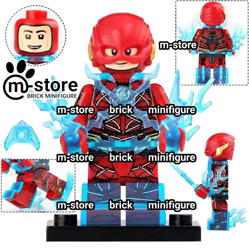 Jual brick flash justice league mini toy figure | Shopee Indonesia