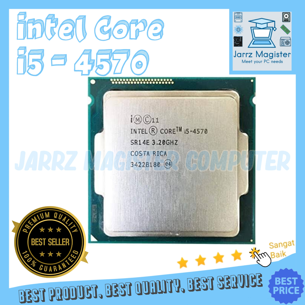 Jual Processor Intel core i5 4570 soket 1150 | Processor i5 Gen 4 LGA ...