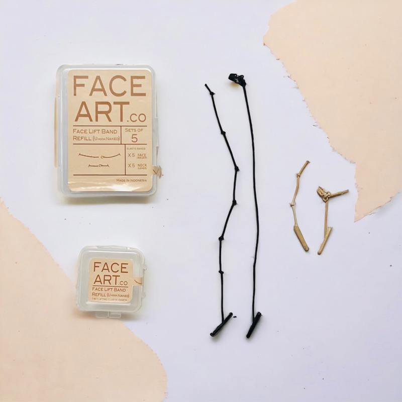 Jual FaceArt.co NAKED instant facelift band refill. refill tali makeup