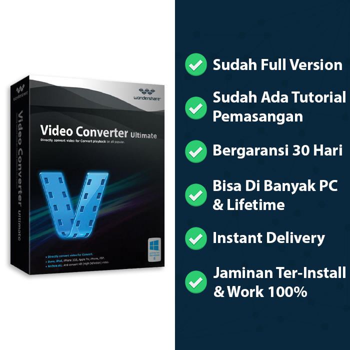 Jual Software Aplikasi Komputer & Laptop Wondershare Video Converter