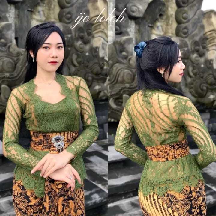 Jual (TERLARIS) Kebaya Brokat bali Sofia, Atasan Kebaya kutu baru