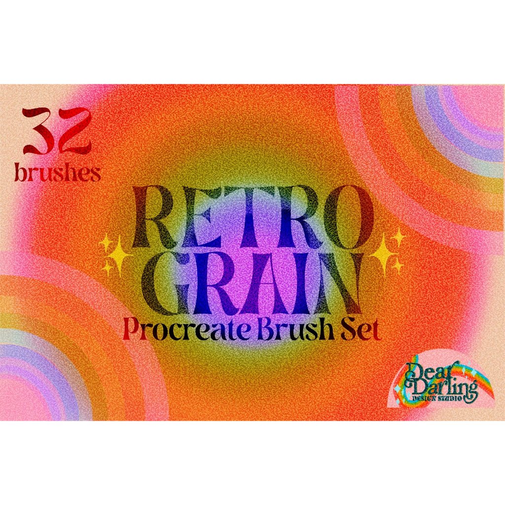 Jual Procreate Brush - Retro Grain Brush Set | Shopee Indonesia