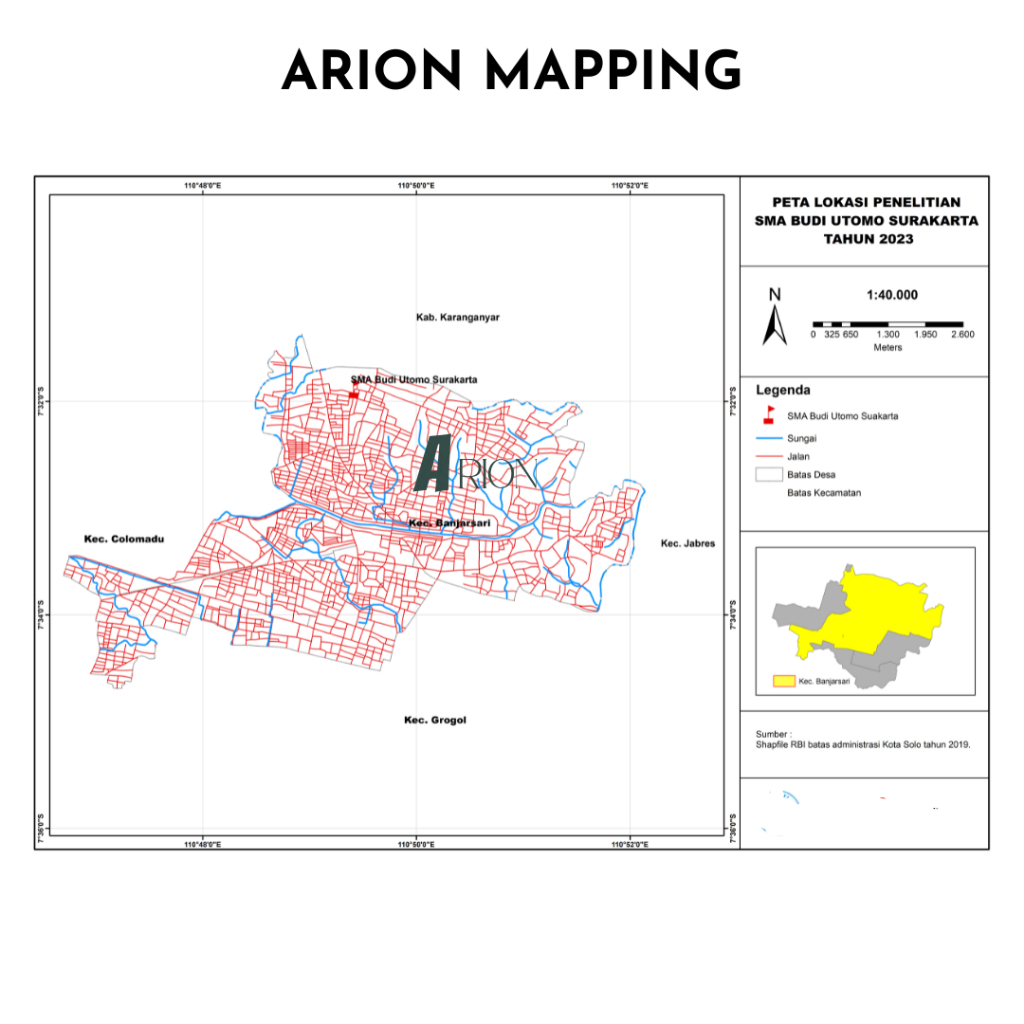 Jual Arion Mapping Jasa Pembuatan Peta Lokasi Shopee Indonesia