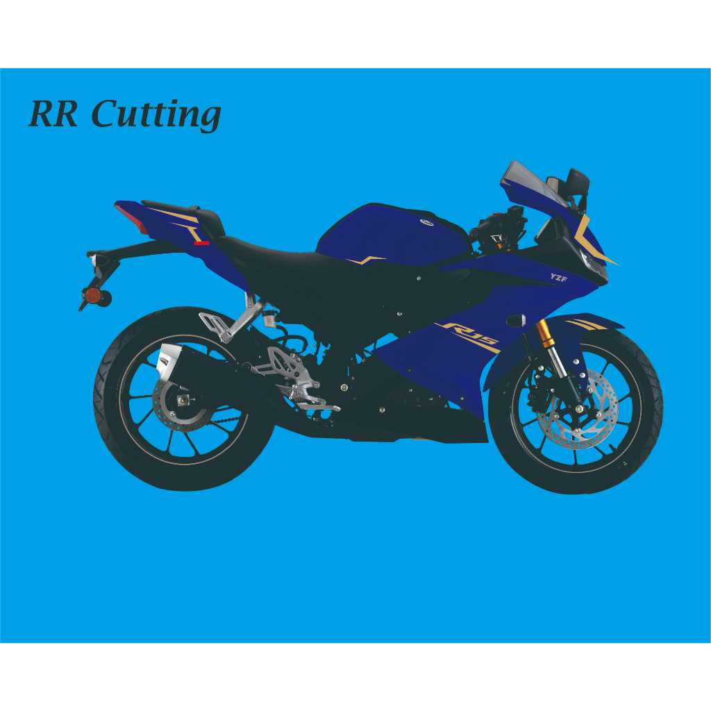 Jual STRIPPING CUTTING R15-06 motif Simple / Striping R15 V3 / Custom ...
