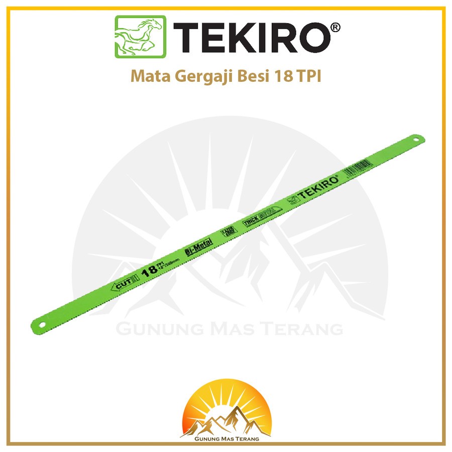 Jual Tekiro Mata Gergaji Besi Tpi Inch Tangan Manual Shopee