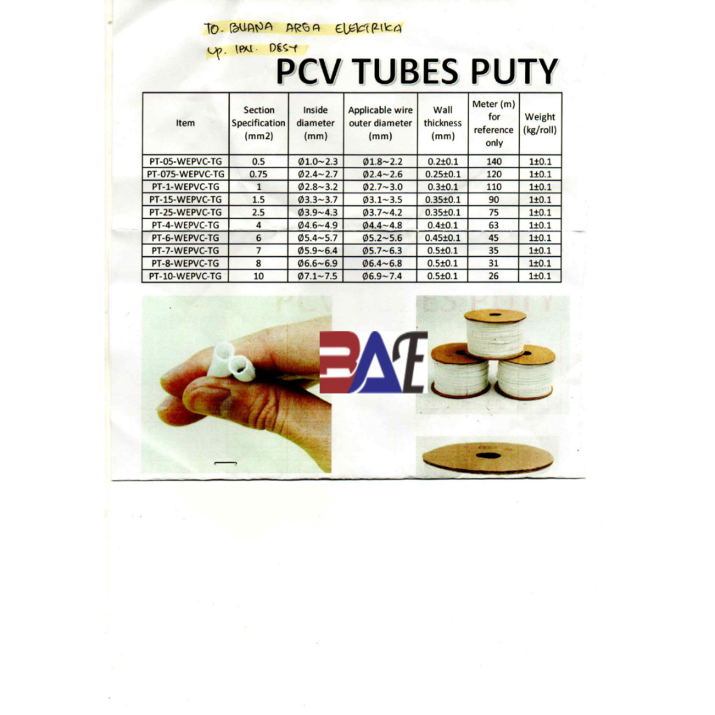 Jual Marker / Marking Tube PVC Diameter 4.0m PT-25-WEPVC-TG | Shopee ...