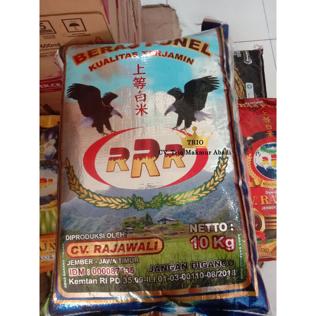 Jual Beras Rajawali R3 New 10kg | Shopee Indonesia