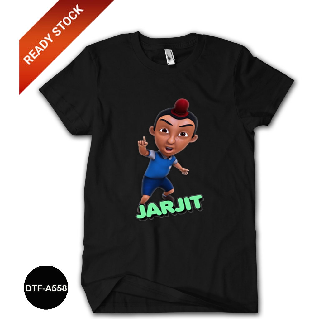 Jual Kaos Upin Ipin Jarjit Anak Katun 24s Premium Original #DTF-A558 ...
