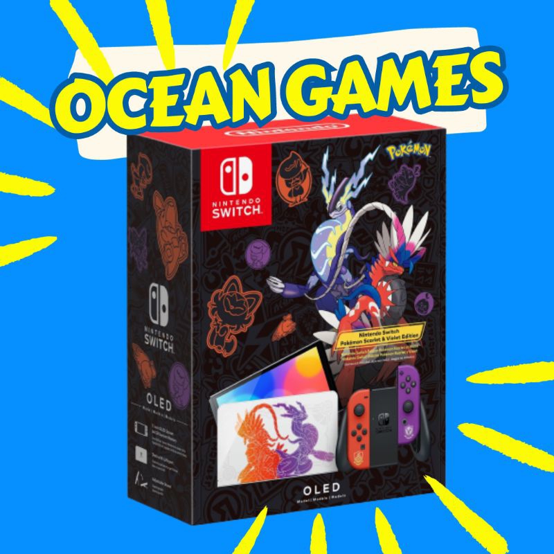 Jual Nintendo Switch Oled Model Console Pokemon Scarlet Violet Edition