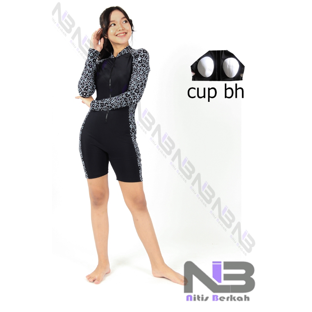 Jual Niber Baju Renang Wanita Lengan Panjang,Diving Cewek Lengan ...