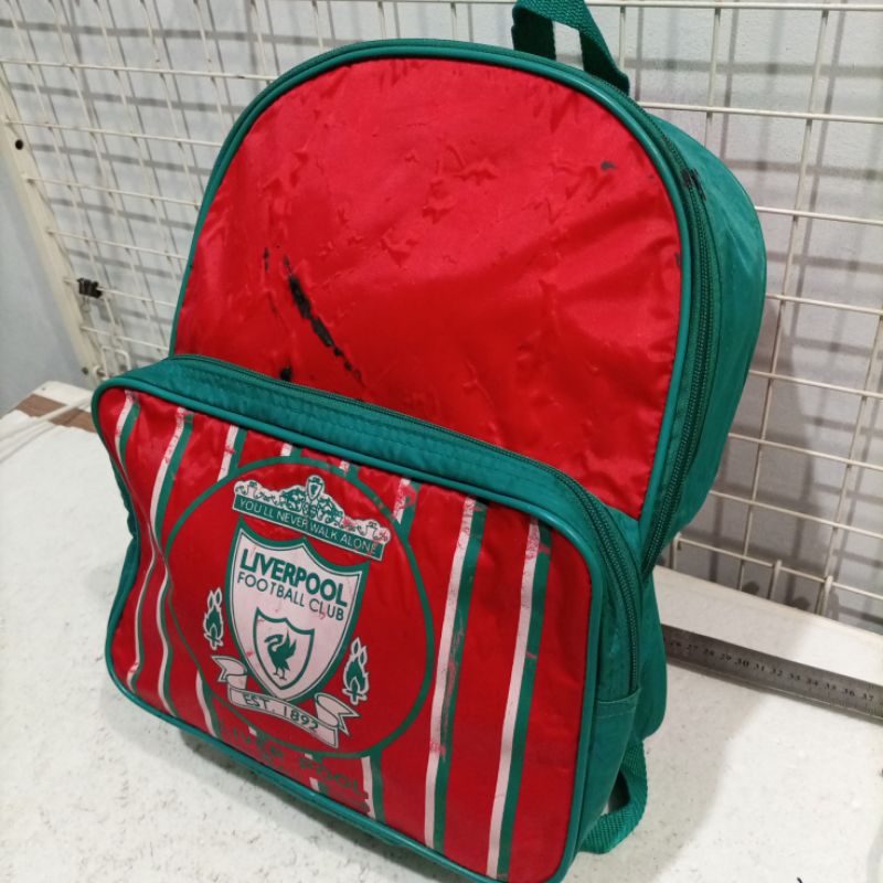Jual LIVERPOOL FOOTBALL CLUB backpack alas13x28cm tinggi 35cm Shopee