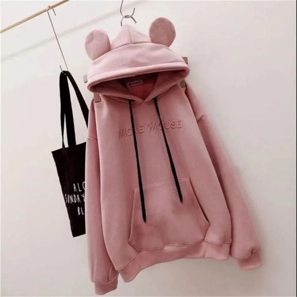 Little M Sablon Aplikasi Kuping Belakang Sweater Anak Perempuan main image 1