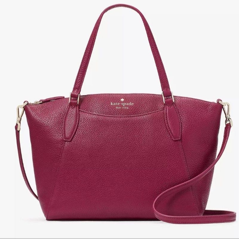 Jual Monica Satchel Dark Raspberry | Shopee Indonesia