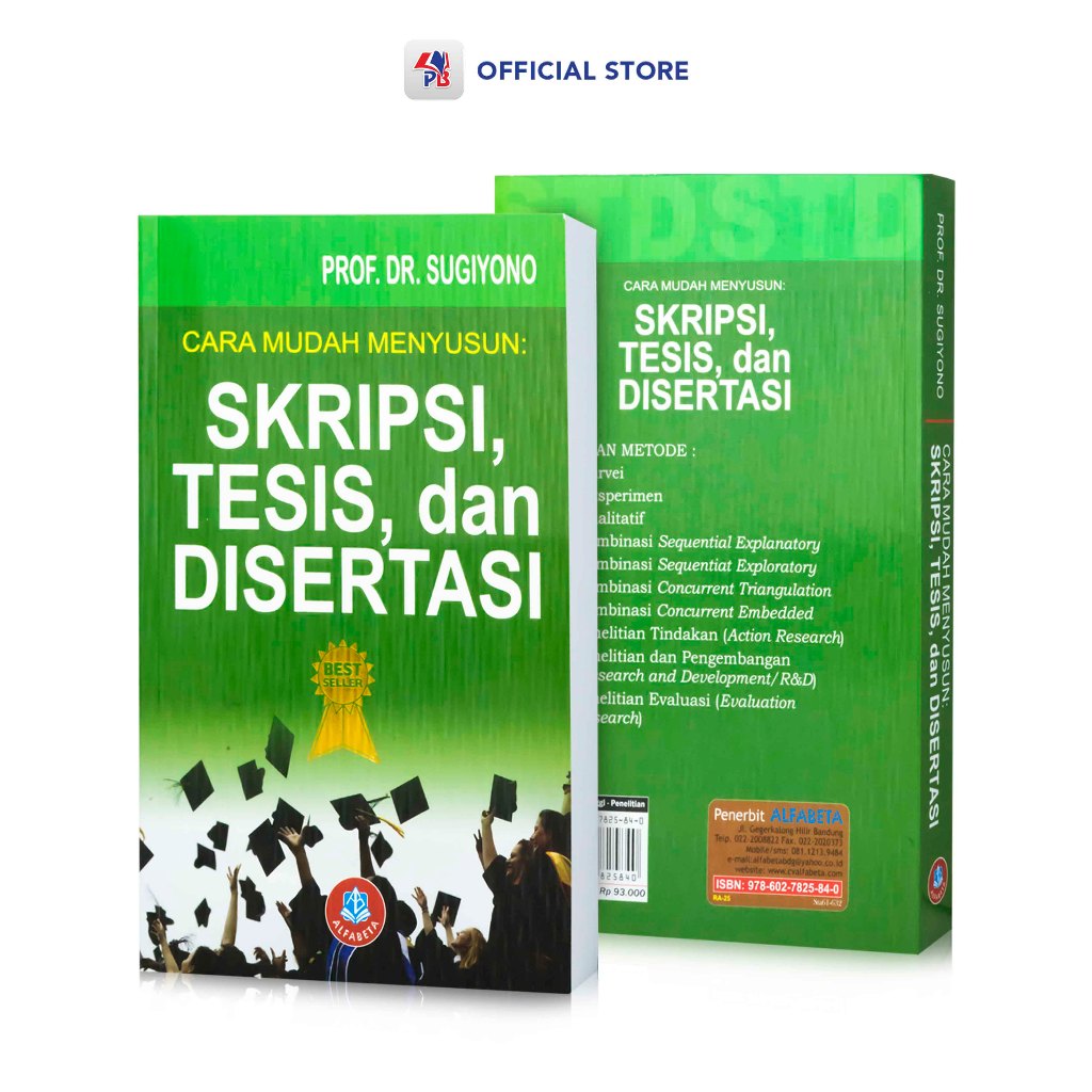 Jual Buku Cara Mudah Menyusun Tesis Dan Disertasi / Alfabeta | Shopee ...