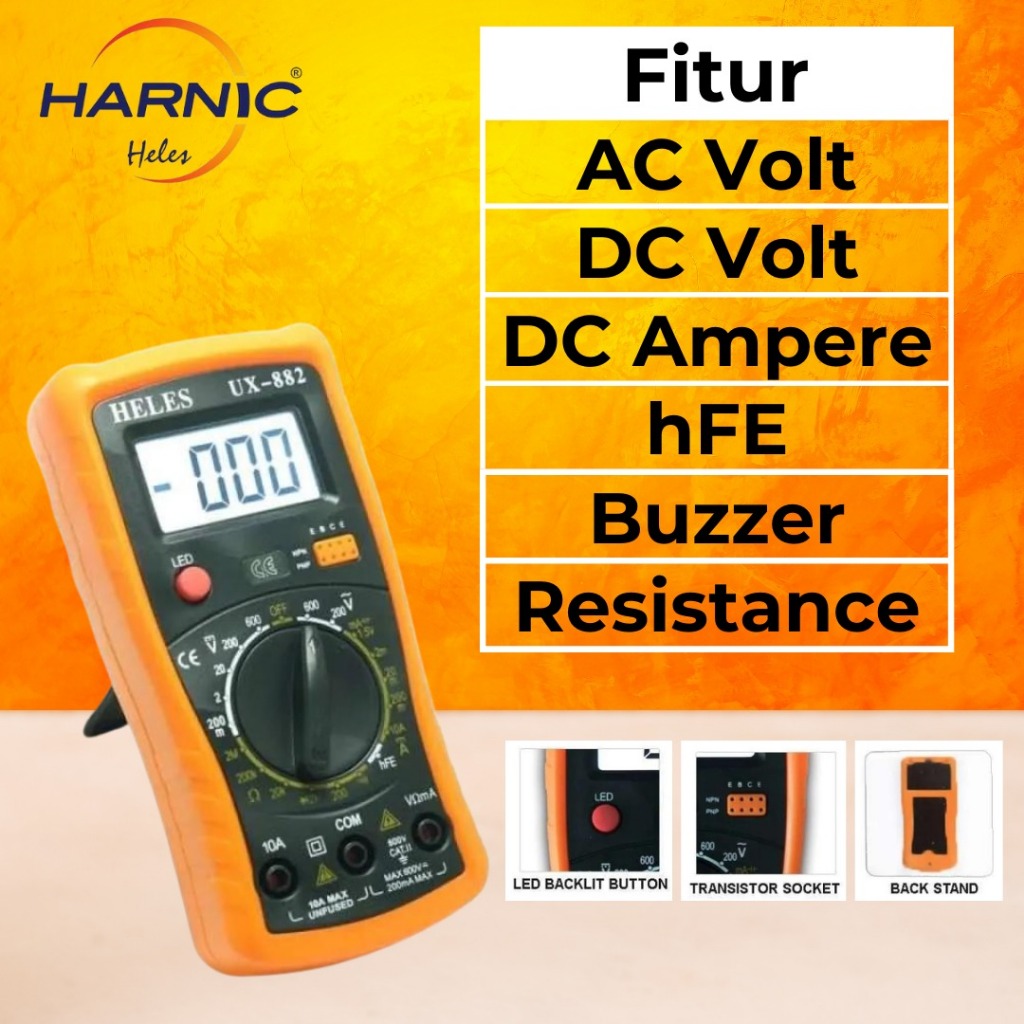 Jual Multitester Digital Heles - Digital Multimeter - Alat Merger ...