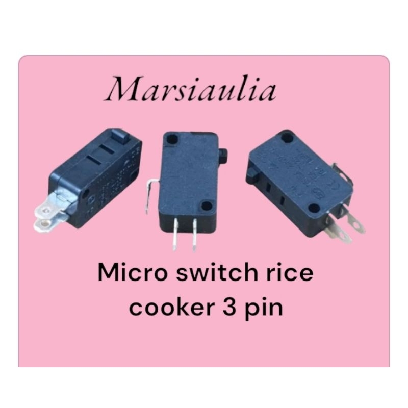 Jual MICRO SWITCH rice cooker 2 pin atau 3 pin MAGIC COM MAGIC JAR ...