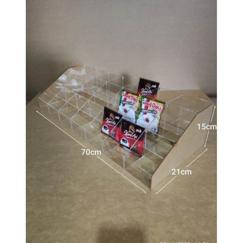 Jual display rak kopi akrilik // rak serbaguna | Shopee Indonesia