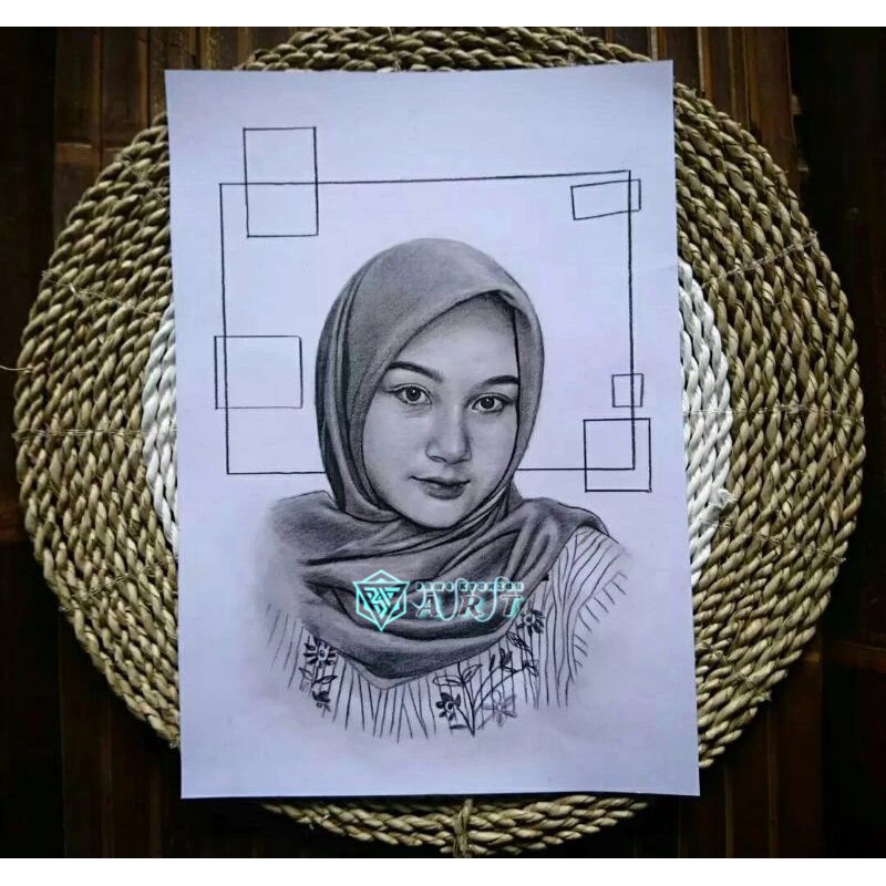 Jual Jasa Lukis Wajah Dijamin Realis Sketsa Wajah Pinsil Lukisan