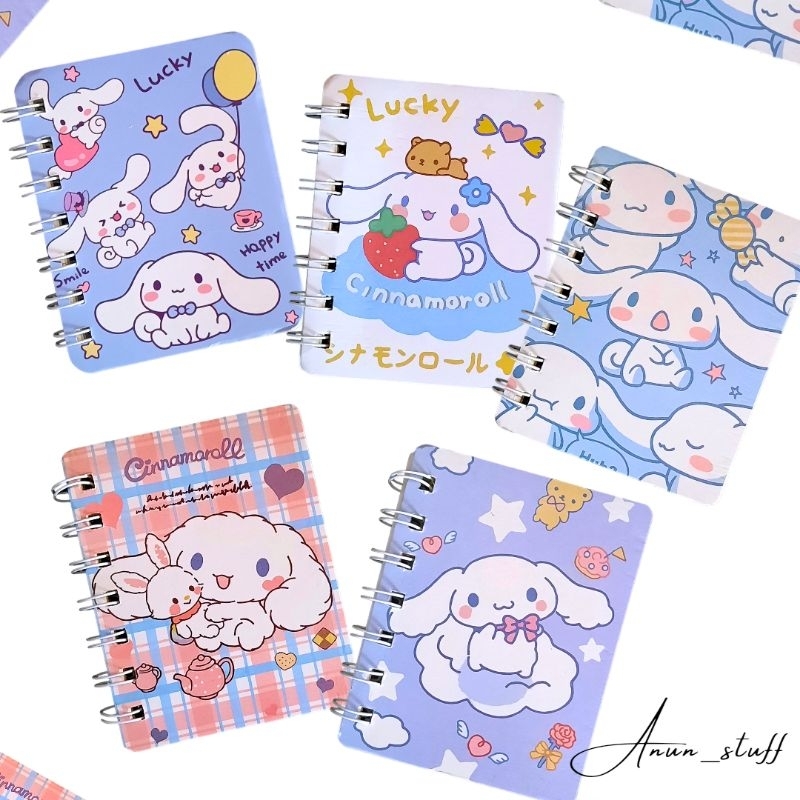 Jual PART 3 Mini Notebook Buku Mini Note Book A7 Spiral Motif Lucu ...