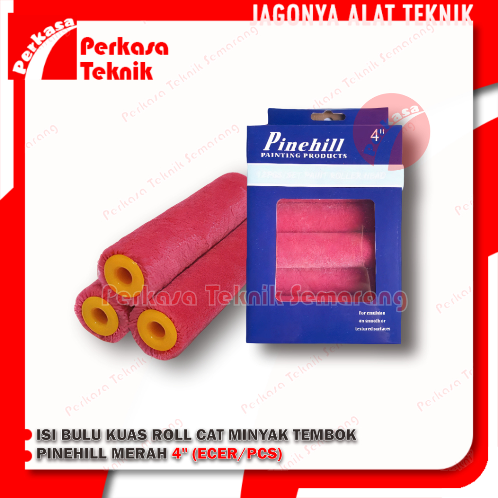 Jual Isi Bulu Kuas Roll Cat Tembok Refill Kapal Pinehill Merah Ecer Pcs Shopee Indonesia