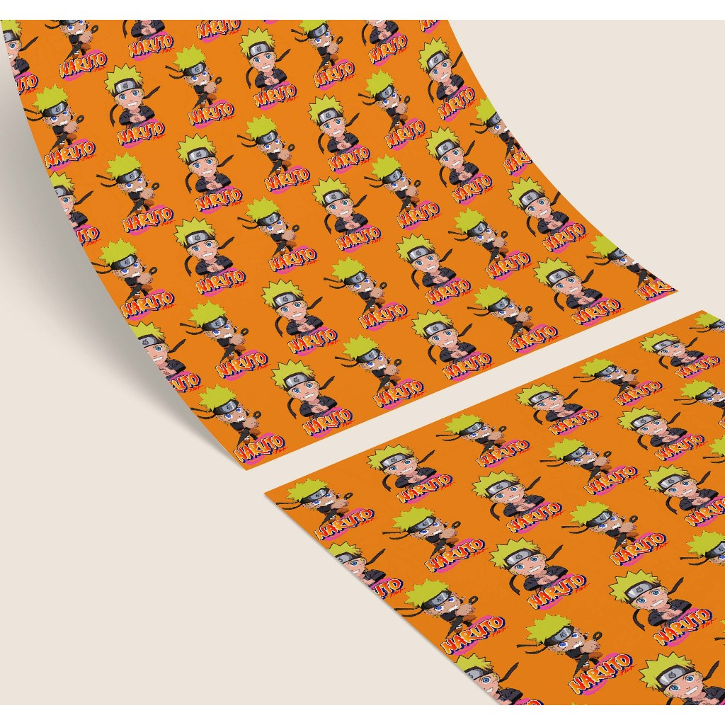Jual Kertas Kado Anime Naruto, cetak gift paper viral, Wrapping Paper