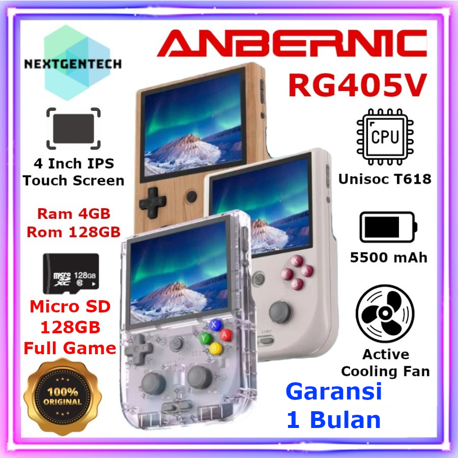 Jual Anbernic RG405V Retro Handheld Game Console Portable Android 4GB ...