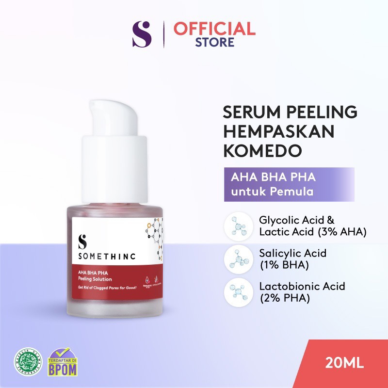 Jual Ready Somethinc Aha Bha Peeling Solution Merah (20ml) | Shopee ...