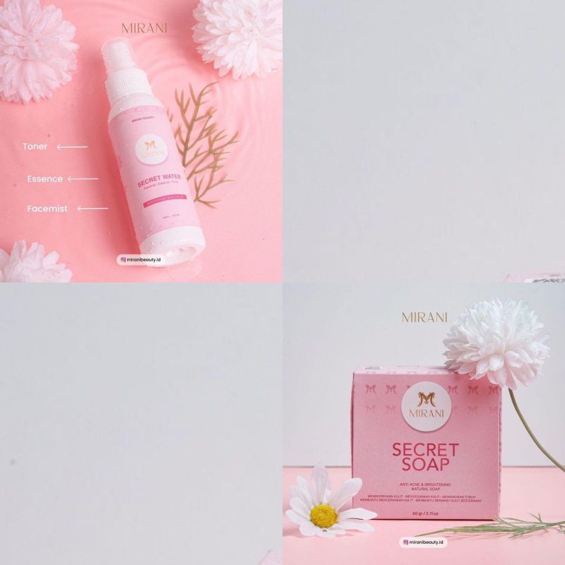 Jual Mirani Paket Secret Water + Soap Beauty | Shopee Indonesia