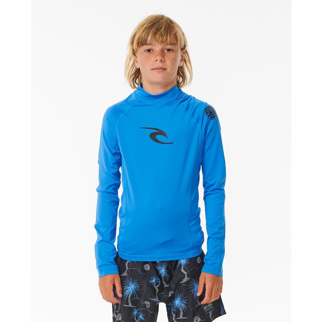 Jual Rip Curl Kids - Boy Brand Wave Uv Long Sleeve Rash Vest - Boys (8 ...