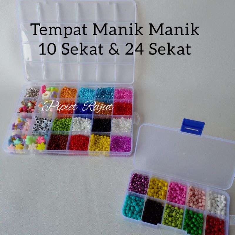 Jual Tempat Monte Manik 10 And 24 Sekat Storage Box Medicine Box Kotak Obat Shopee Indonesia 8297