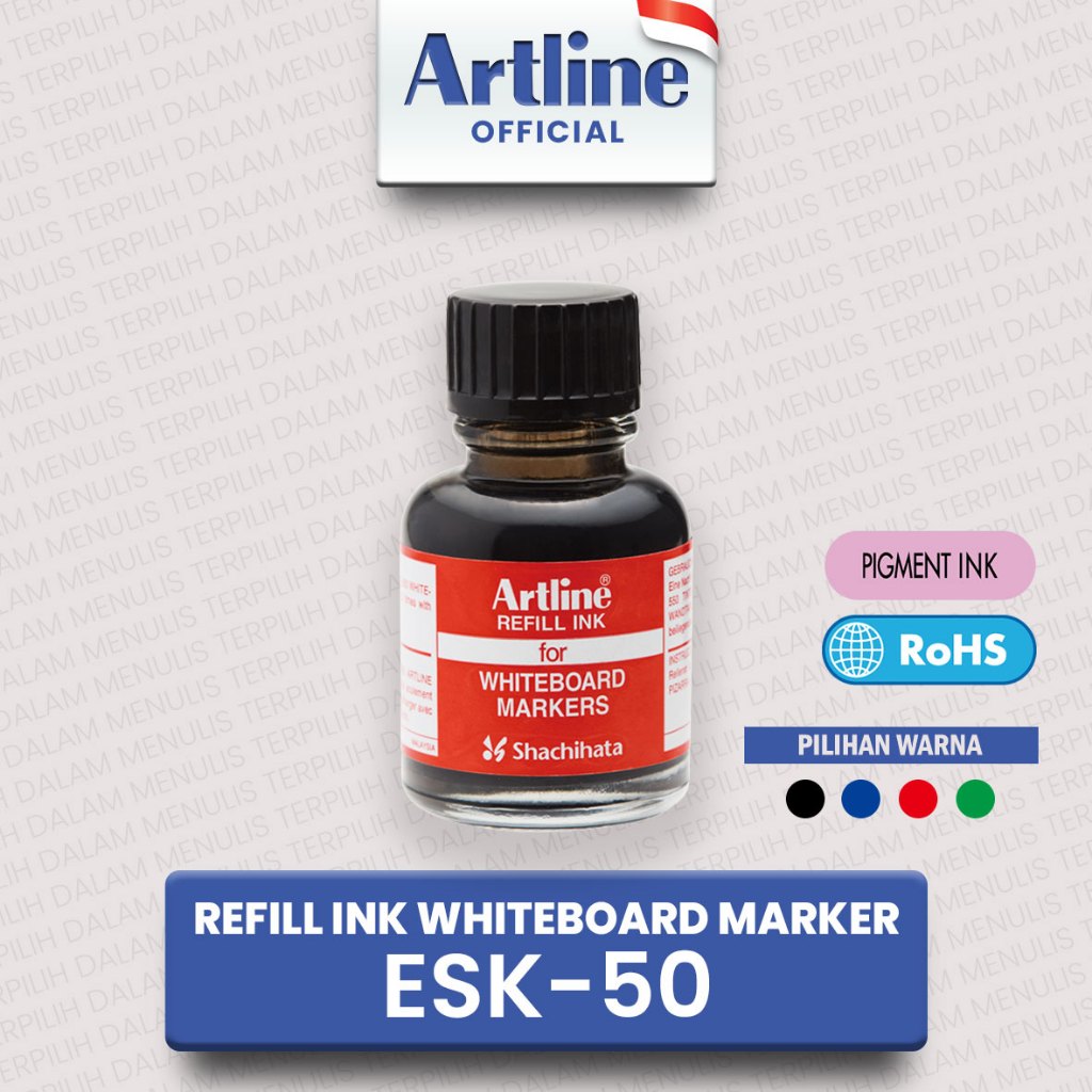 Jual ARTLINE Tinta Isi Ulang Refill Ink For Whiteboard Marker Botol ...