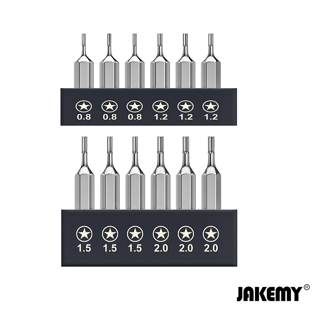 Jual Jakemy JM-Type 7 Bits Mata Obeng Bintang 5 Set Kualitas CRV H4 ...
