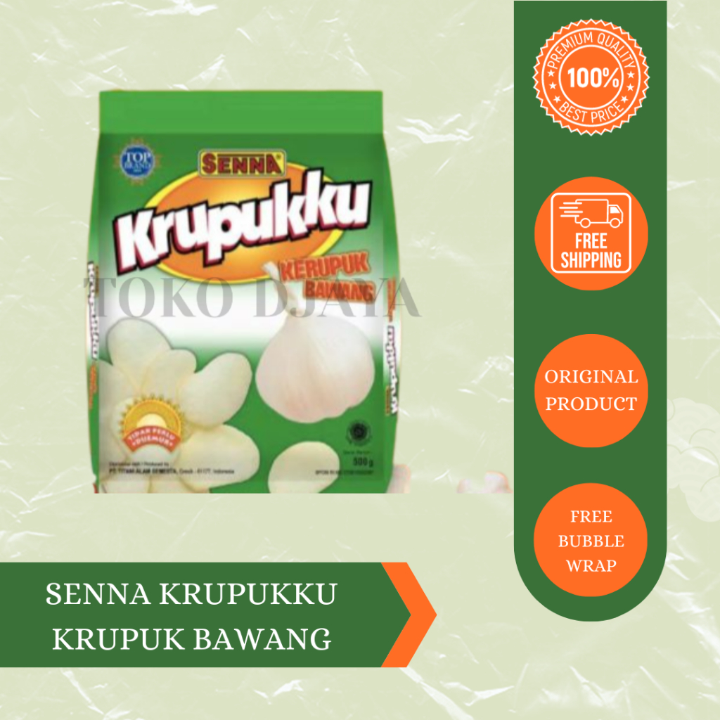 Jual Senna Krupukku Kerupuk Bawang 200g Shopee Indonesia