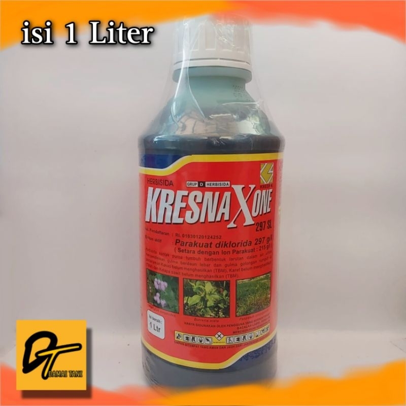 Jual Herbisida Kontak Racun Rumput Kresnaxone 297 Sl Kemasan 1 Liter