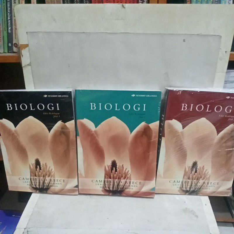 Jual Buku Original Satu Paket Biologi Edisi Kedelapan Jilid 1 2 Dan 3