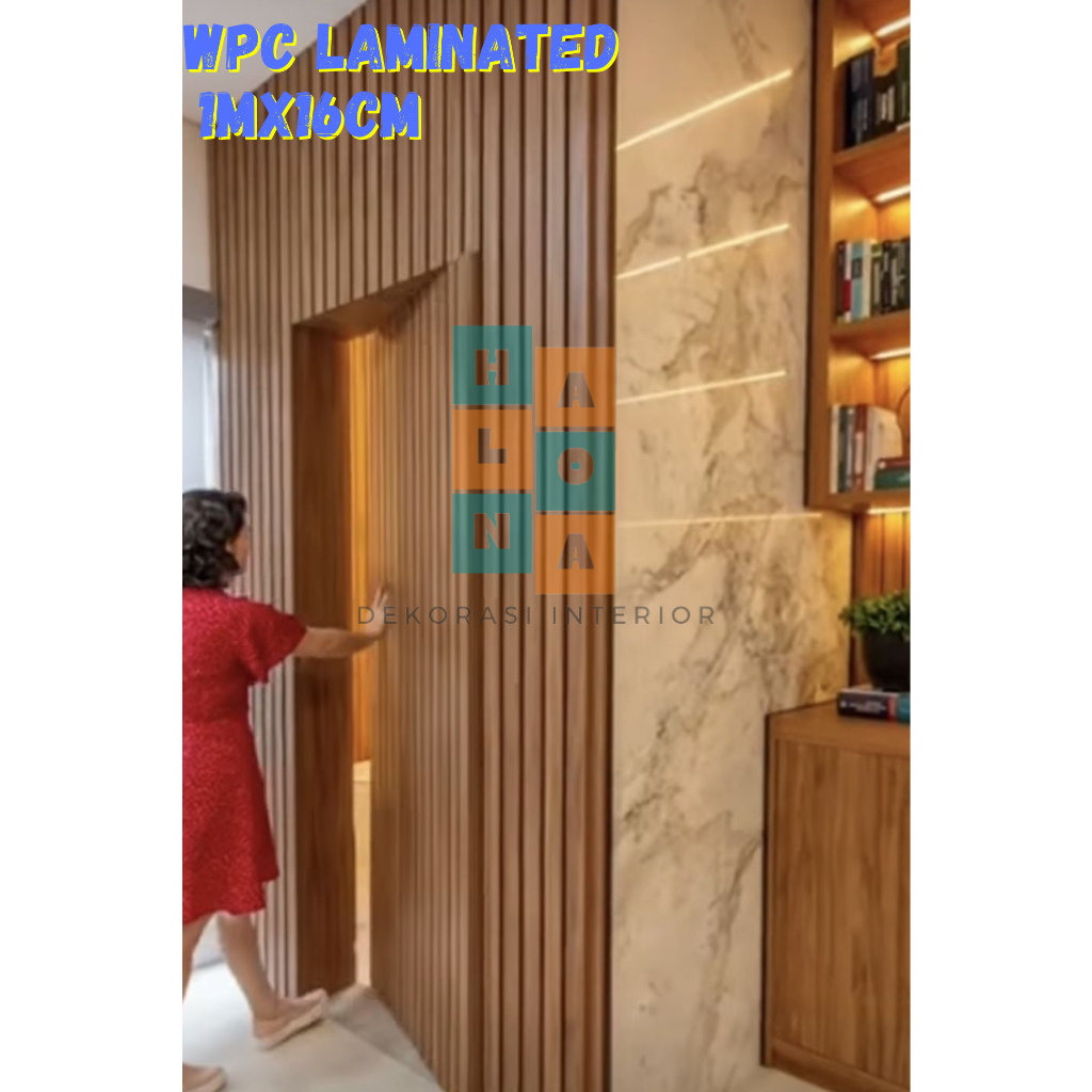 Jual PROMO!!! Wall Panel WPC/ Wood Panel PVC 1M X 16CM Berbagai Macam ...