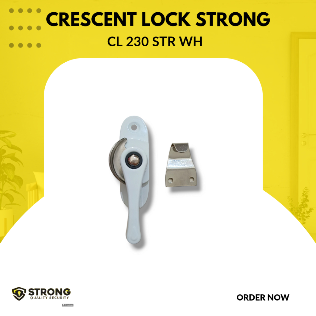 Jual Crescent lock CL 630 Strong grendel kuping putar 180 WHITE ...