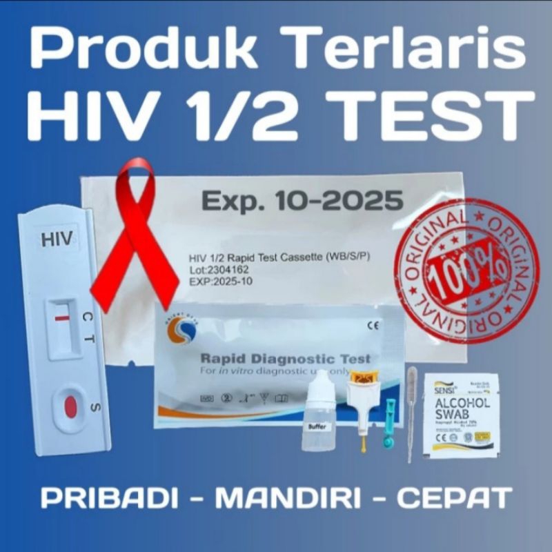 Jual Tes HIV/AIDS / Card Tes Uji HIV Akurat 1 pcs Shopee Indonesia
