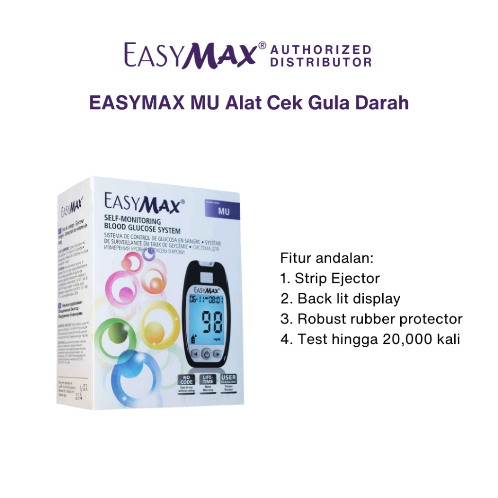 Jual EASYMAX MU Alat Cek Gula Darah | Shopee Indonesia