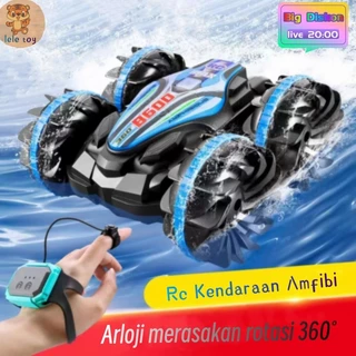 Lele Toys COD! 2in1 Amfibi USB Mengisi Mobil Akrobat Remote Control Mobil Mobil Remote Control Sensor Tangan