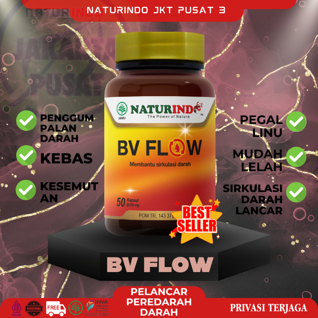 Jual Naturindo Bv Flow Obat Herbal Penyumbatan Pembuluh Darah Kesemutan Tangan Dan Kaki 9040