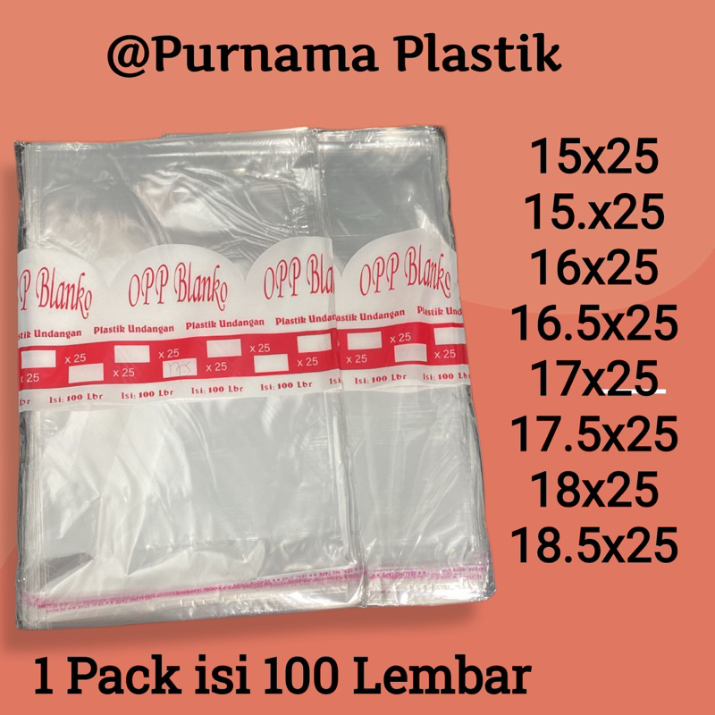 Jual Plastik Opp Seal Lem Undangan X X X X X X X X Isi