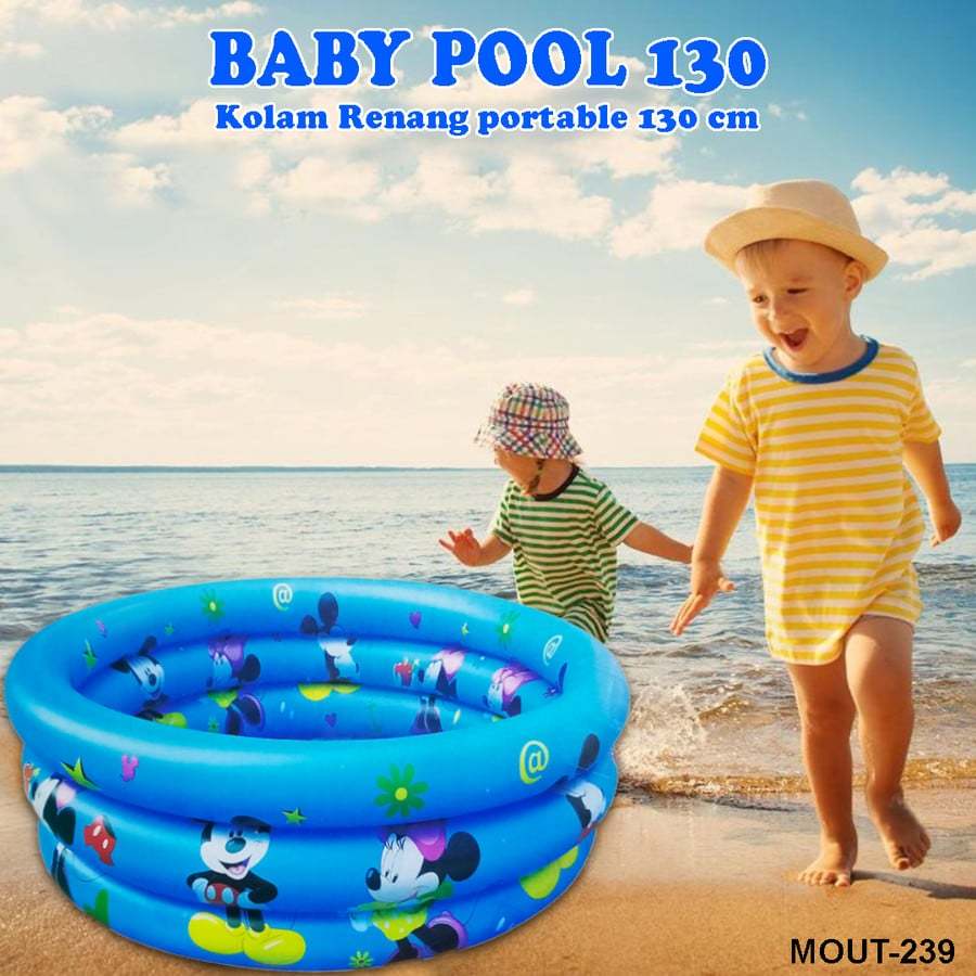 Jual Mainan Anak Baby Pool Kolam renang anak mini portable karet